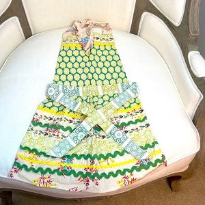 Cute Floral Apron & Bunny Decor